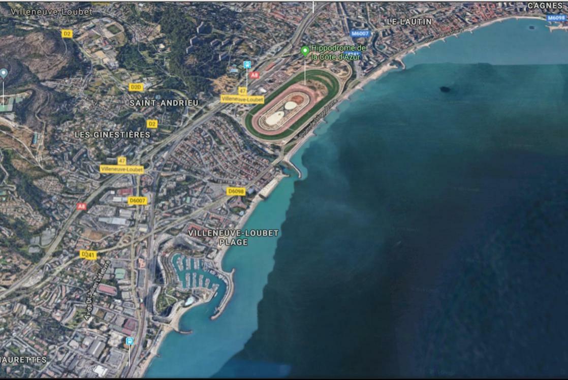 Ferienwohnung Acquamarina Villeneuve-Loubet Exterior foto